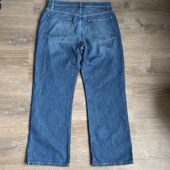 FRAME Denim Le Jane Atrium Crop Jean In Blue 30 - Picture 3 of 13